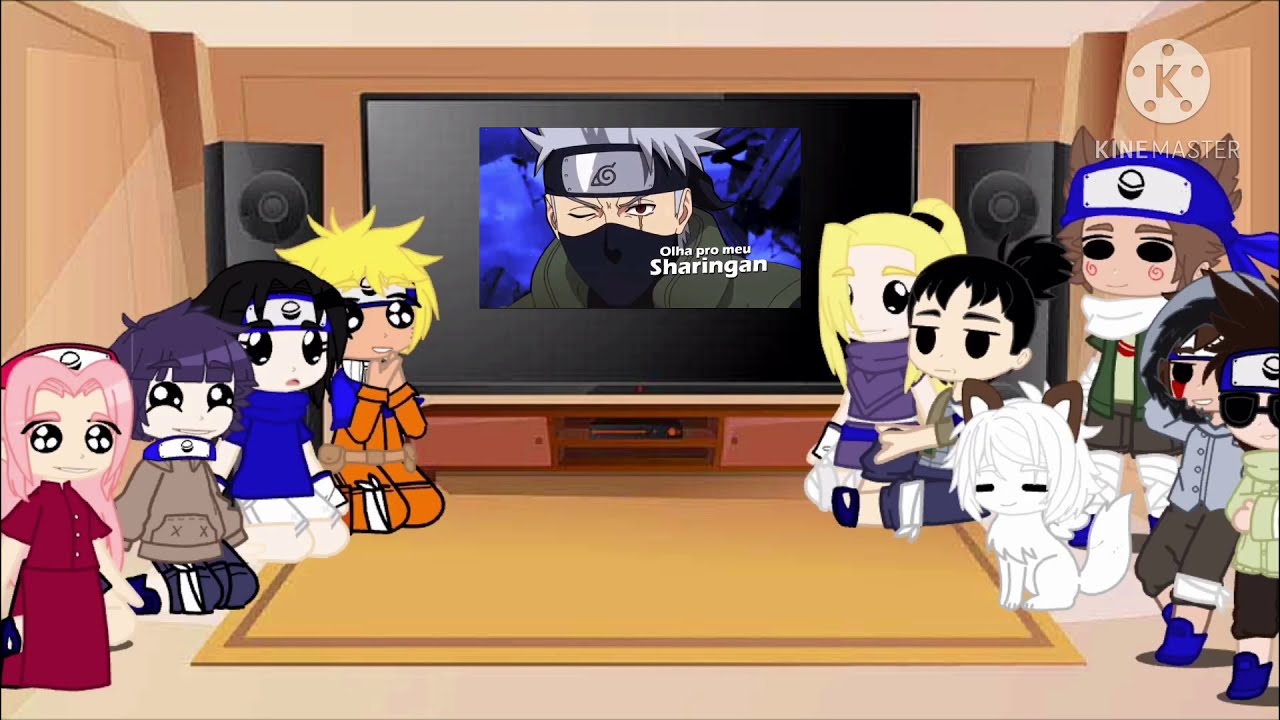 Naruto+Amigos reagindo ao rap dos Hokages (ESPECIAL 100 inscritos)