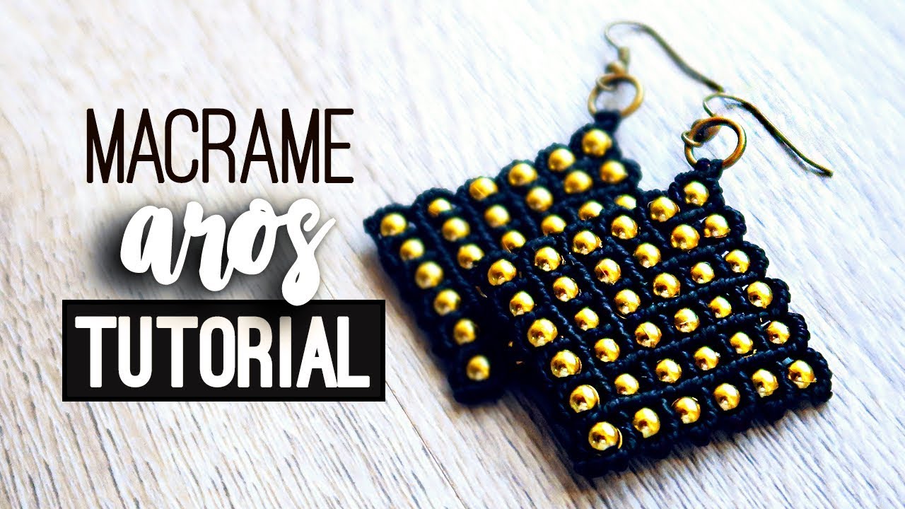 Aros En Red » ☀️ tutorial | como hacer aretes de hilo | diy ● Earrings #114