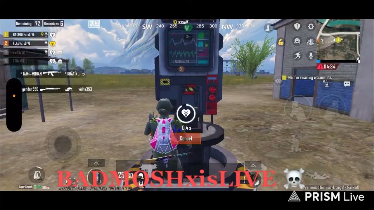 Live streaming of BADMOSHxisLIVE
