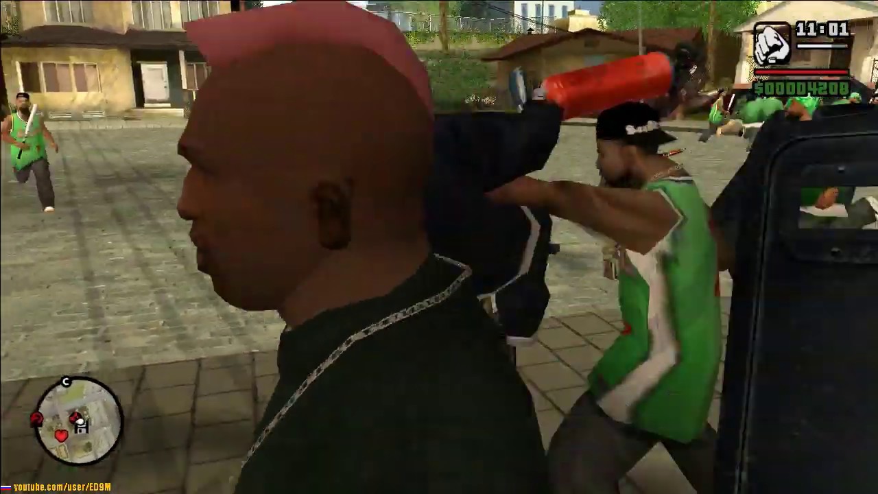 GTA San Andreas - Grove vs Ballas