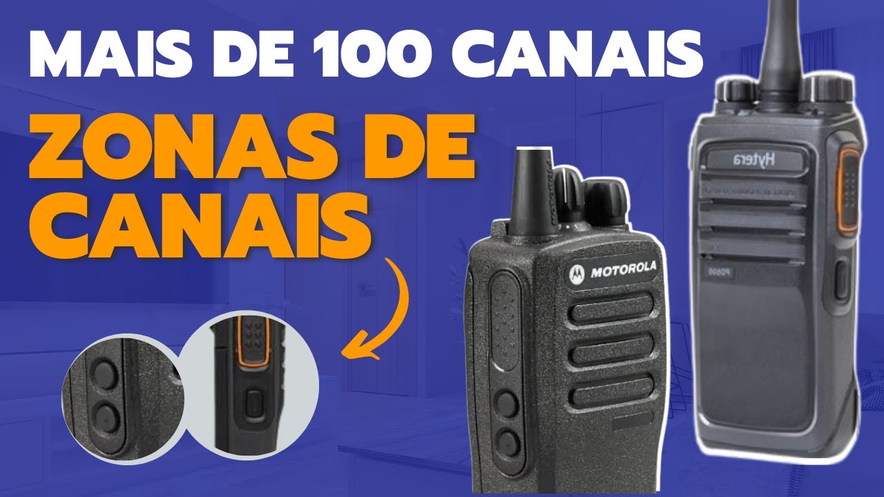 Aprenda como ALTERAR ZONAS e adicionar mais de 100 canais DIGITAIS e ANALÓGICOS em um rádio digital
