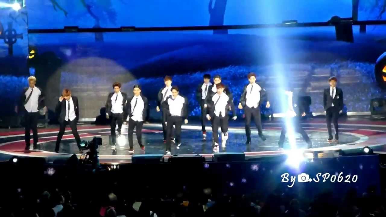 2014.01.05 EXO - Wolf 狼與美女 台視紅白藝能大賞-1 @台北小巨蛋