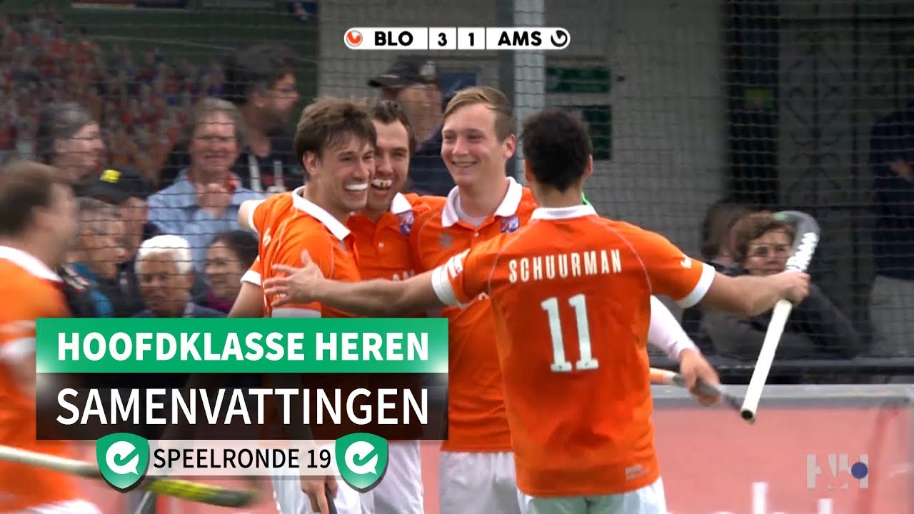 Hoofdklasse Heren: Samenvattingen speelronde 19