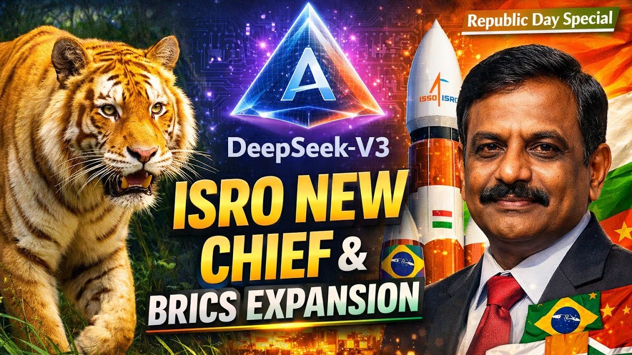 📅 January 2025 Current Affairs | ISRO New Chief | BRICS Expansion | Republic Day Special 🇮🇳