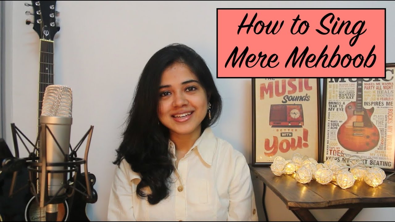 How to Sing 'Mere Mehboob' | Song Tutorial | Chandrani's Online Music Class