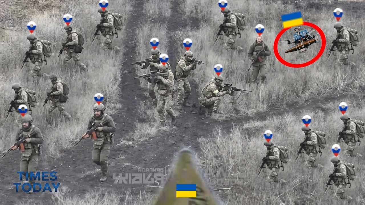 Ukrainian Drones make Ambush wipe out Russian infantry assault groups in Zaporizhzhia region