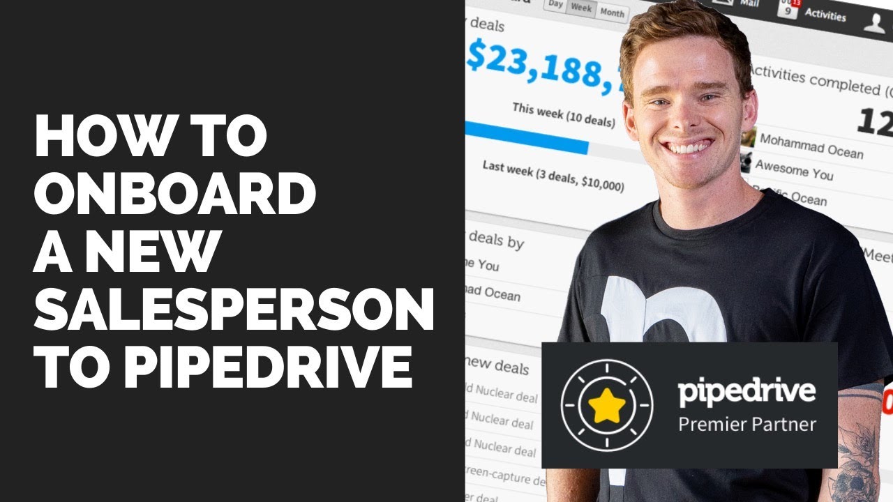 How to onboard a new salesperson to Pipedrive