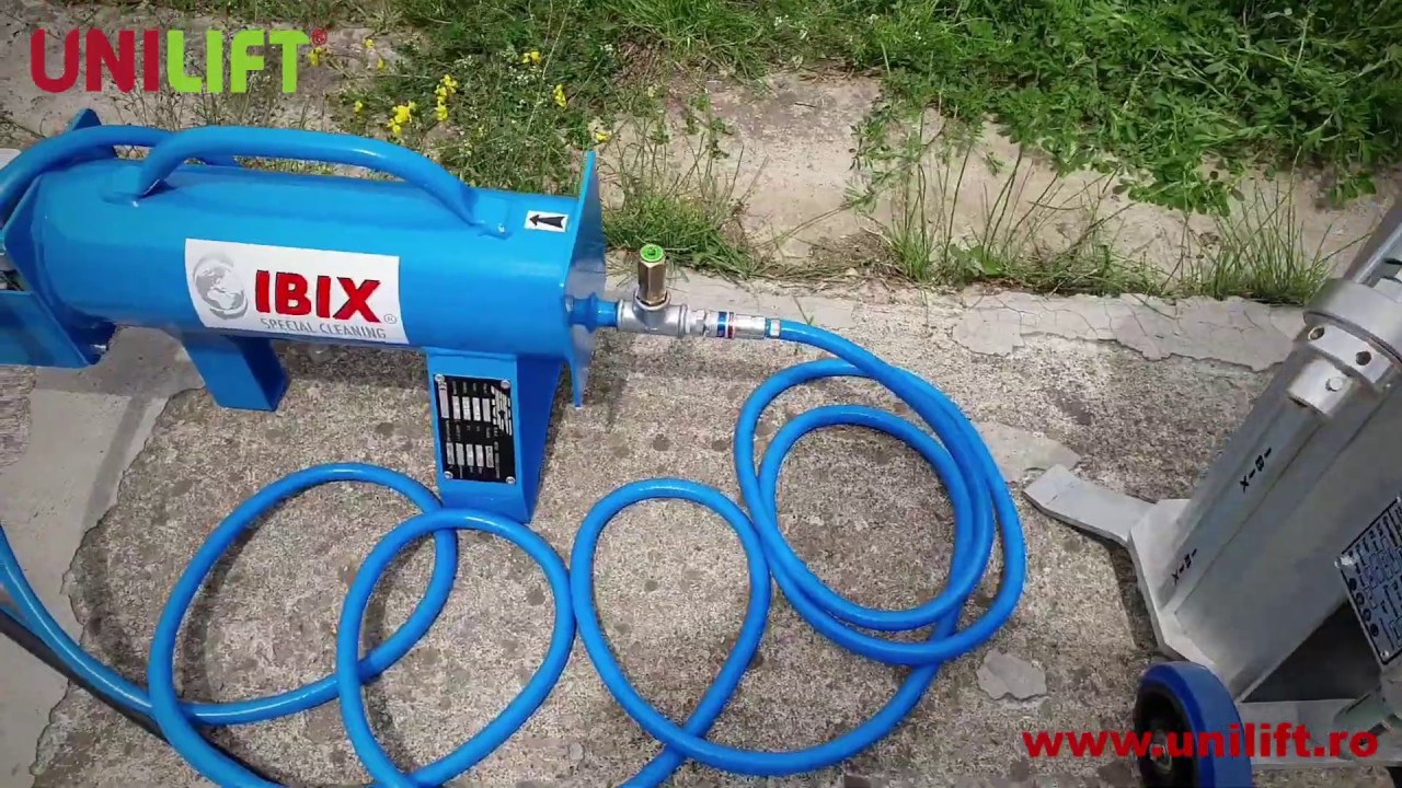 Demo Kit mobil de sablare Ibix 9H2O