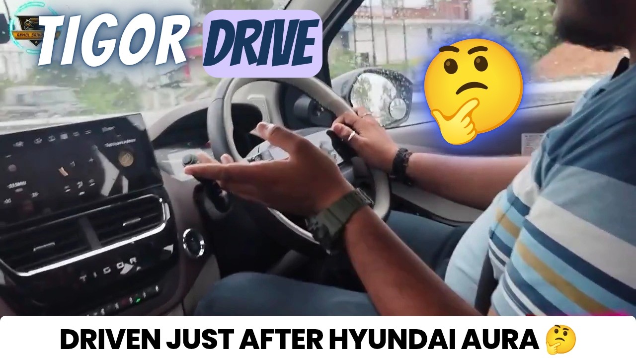 Driven Just After Hyundai Aura 🤔 | Tata Tigor Drive