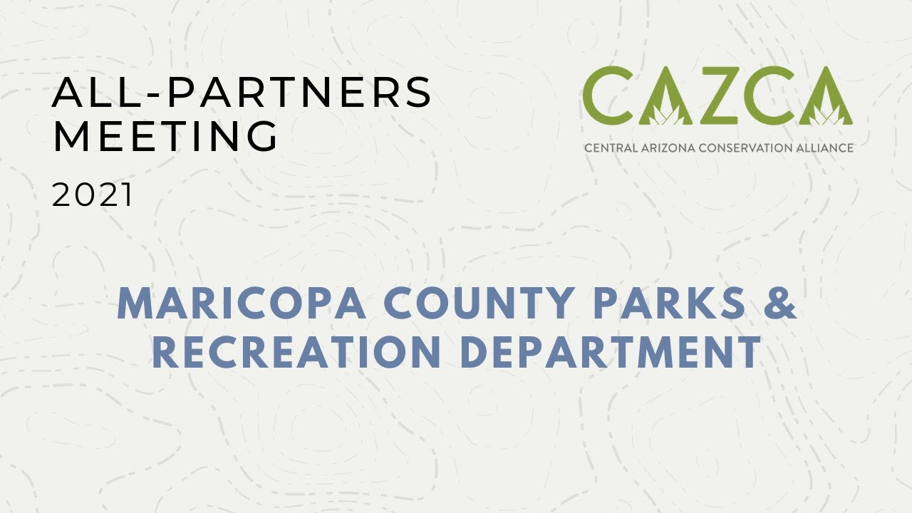 Maricopa County Parks System Plan Presentation