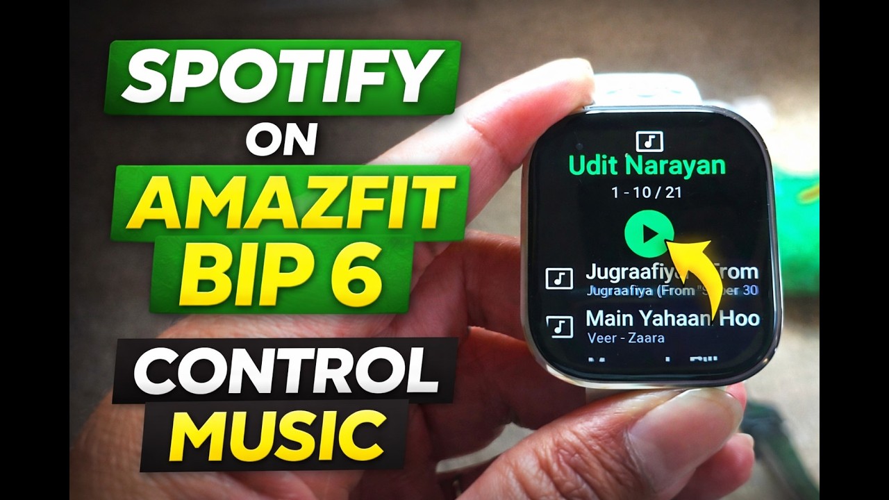 Как использовать Spotify на Amazfit Bip 6 (полное руководство по настройке)