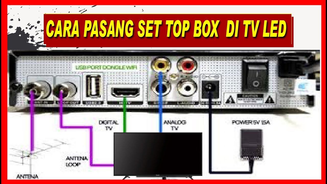 Cara Pasang   Set Top Box ke TV LED, Pemula Harus Tahu!