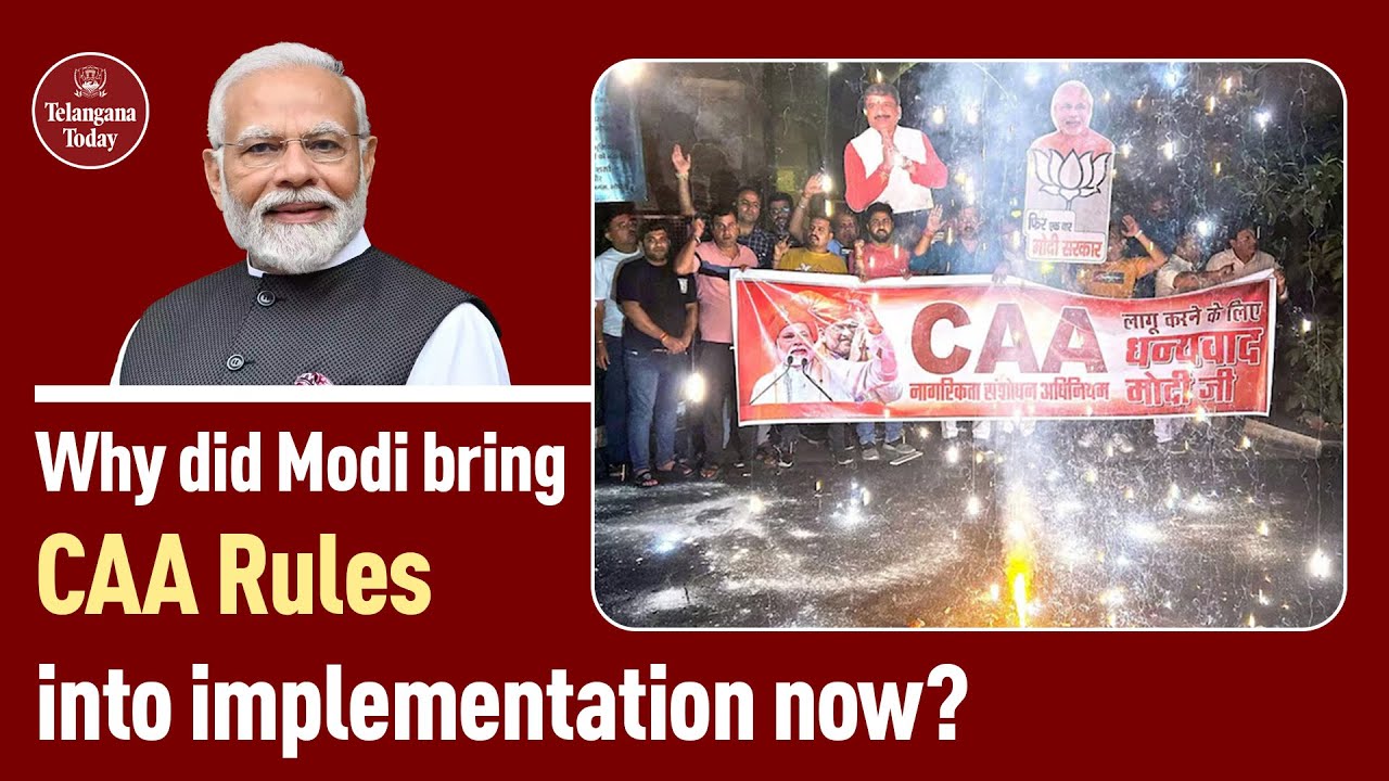 Citizenship Amendment Act into implementation in India | CAA Rules 2024 | PM Modi