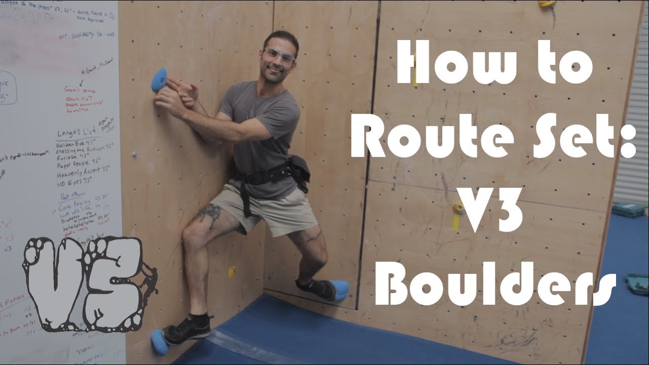 How to Route Set - Setting V3 Boulder Problems