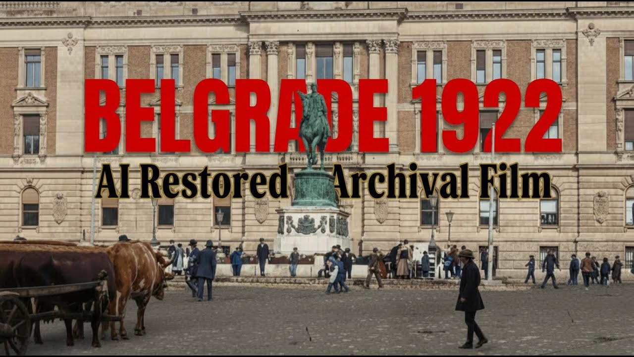 Belgrade1922. Re-created AI video documentary using only free AI tools - Nano Banana & Grok Imagine