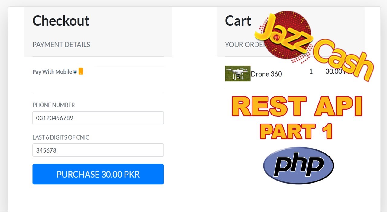 Jazzcash REST API With PHP - Mobile Payment - Part 1