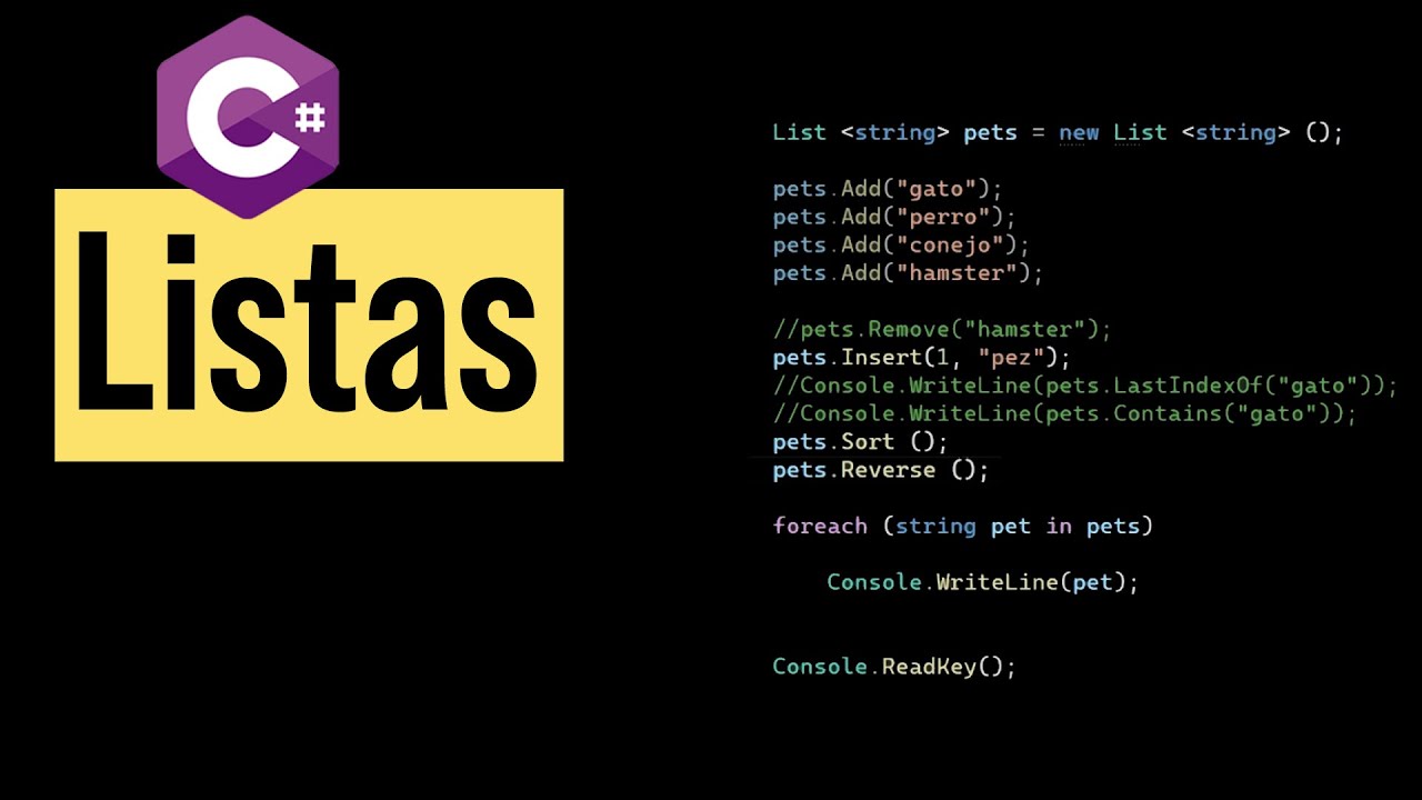 Cómo Usar Listas en C# para Manejar Datos Dinámicamente