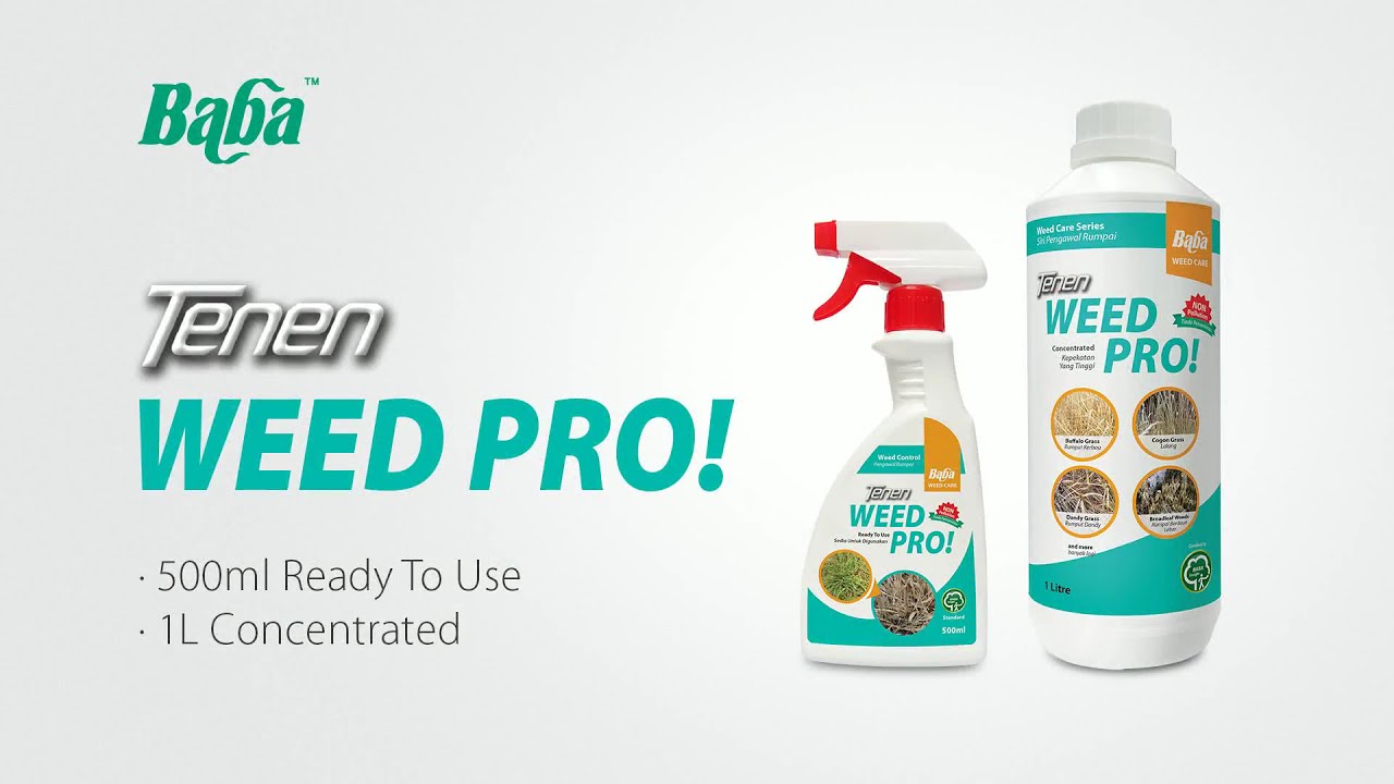 Natural Garden weed killer- Baba Tenen Weed Pro!