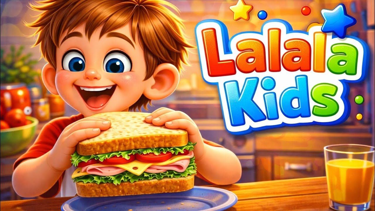 Sandvișelul meu 🥪🎶 | Cântec pentru copii | Mâncare veselă și distracție 👦😋