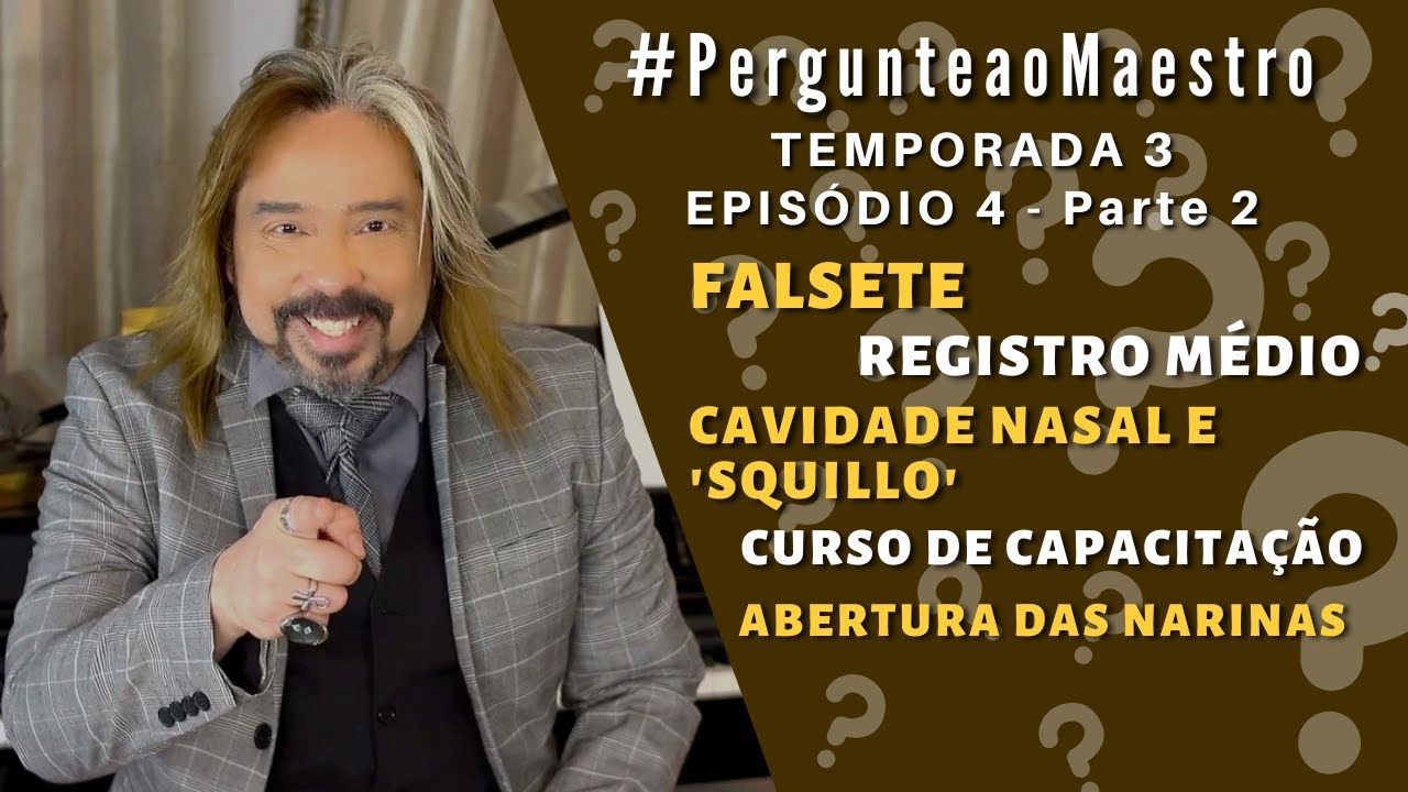 T3 E4 #PergunteaoMaestro​ - Parte 2: Falsete, Registro Médio, Capacitação em Belting e +