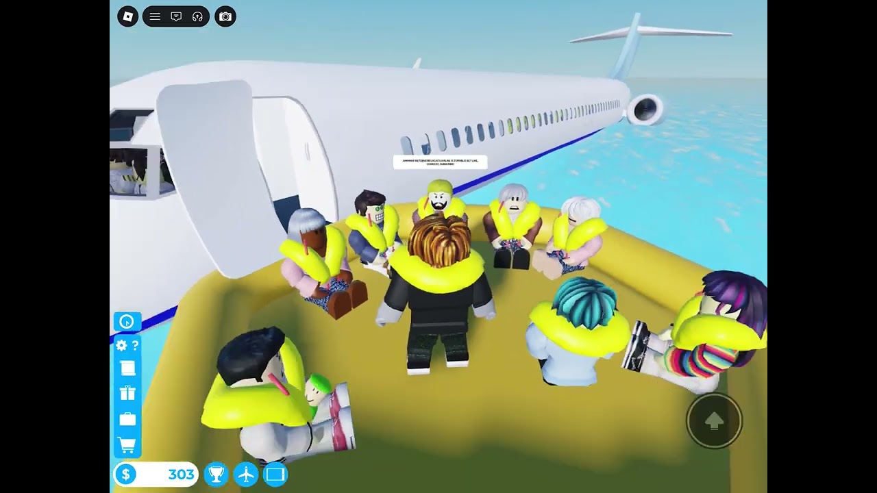 Ik stort neer in een vliegtuig ✈️ op zee 🌊 