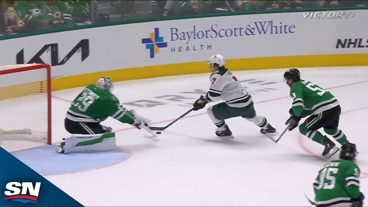 Wild's Brock Faber dances around Stars for OT winner