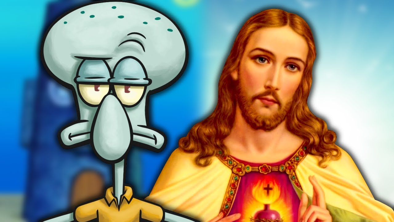 Squidward Tentacles Vs Jesus Christ. Epic Rap Battles Of History