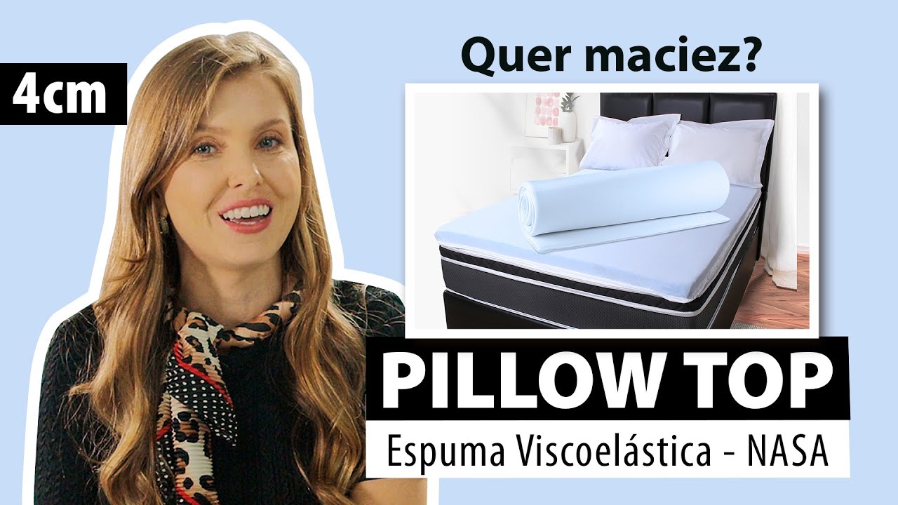 O que é Pillow Top? Tenha uma cama de hotel em casa, macio de Viscoelástica de 4cm da BF Colchões