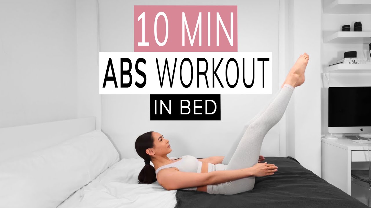 ABS WORKOUT IN BED | lose fat at home