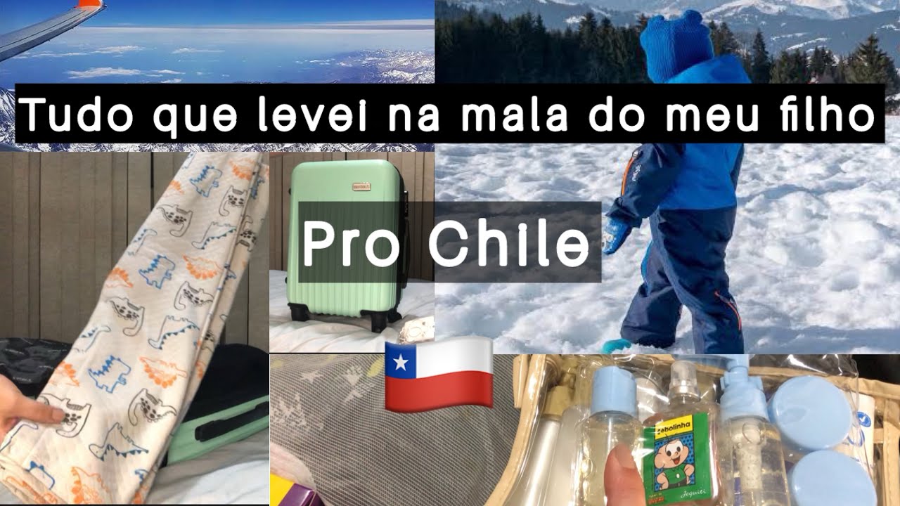 O QUE LEVAR NA MALA PRO CHILE DE CRIANÇA?! No inverno com neve.