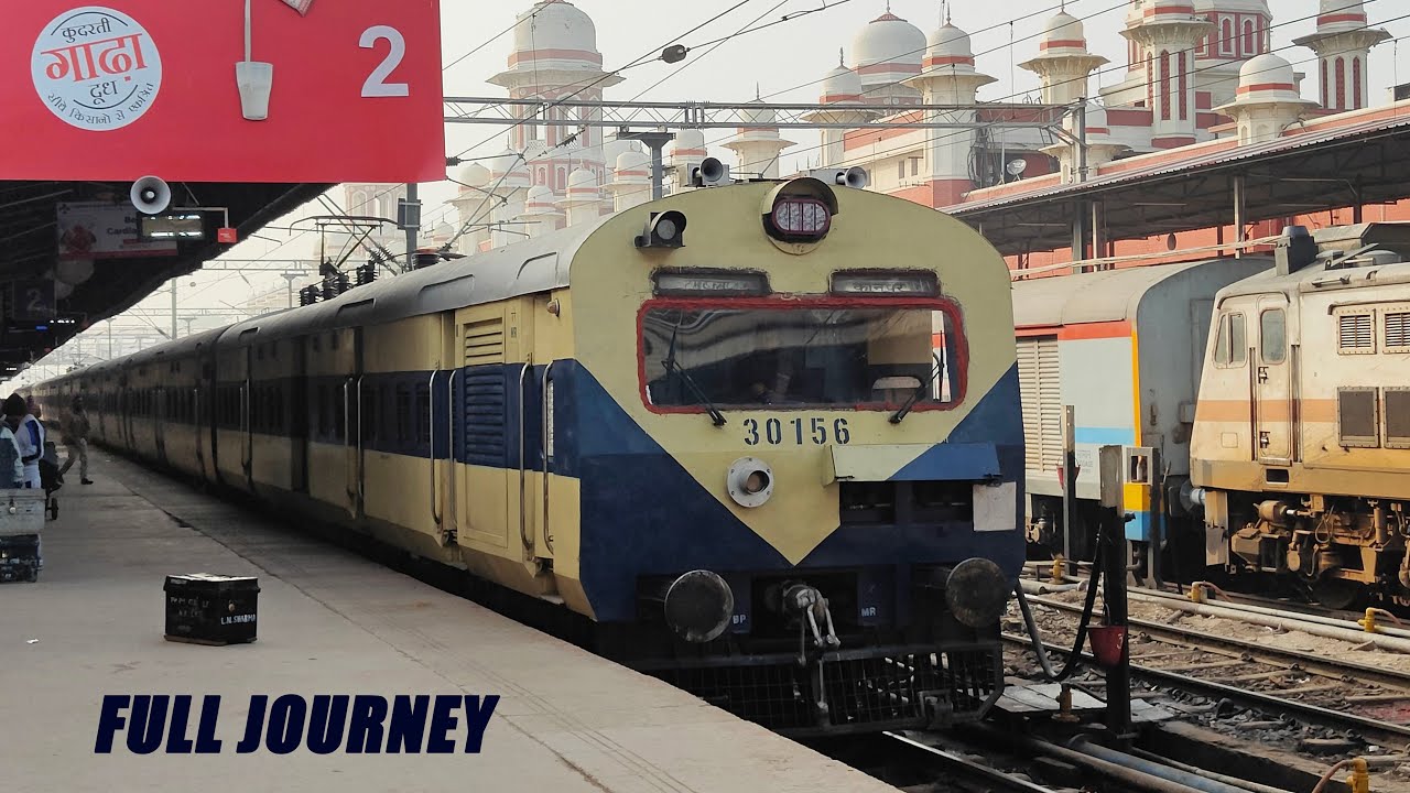 KANPUR To LUCKNOW | Full Journey | 64212 CNB-LKO MEMU | First Run With Regular Train Number