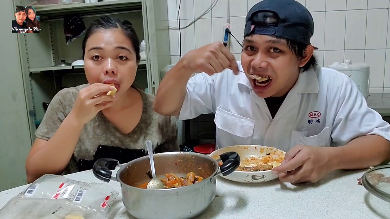 Enak'ee... Tki Taiwan Pulang Kerja Lagsung Makan