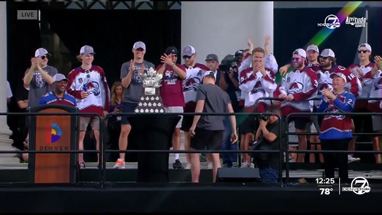 Full video: Avs celebration at Civic Center Park (Part 2)