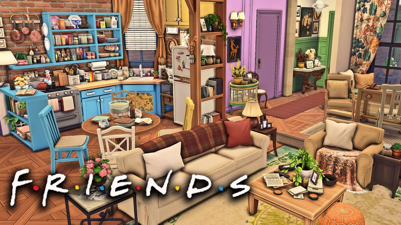 Friends Apartment | The Sims 4 Speed Build