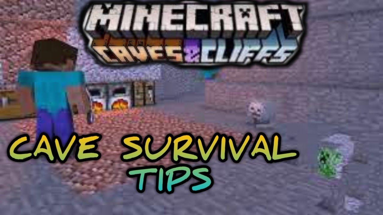 How to easily survive in minecraft caves | Minecraft pe hindi | Basu Plays
