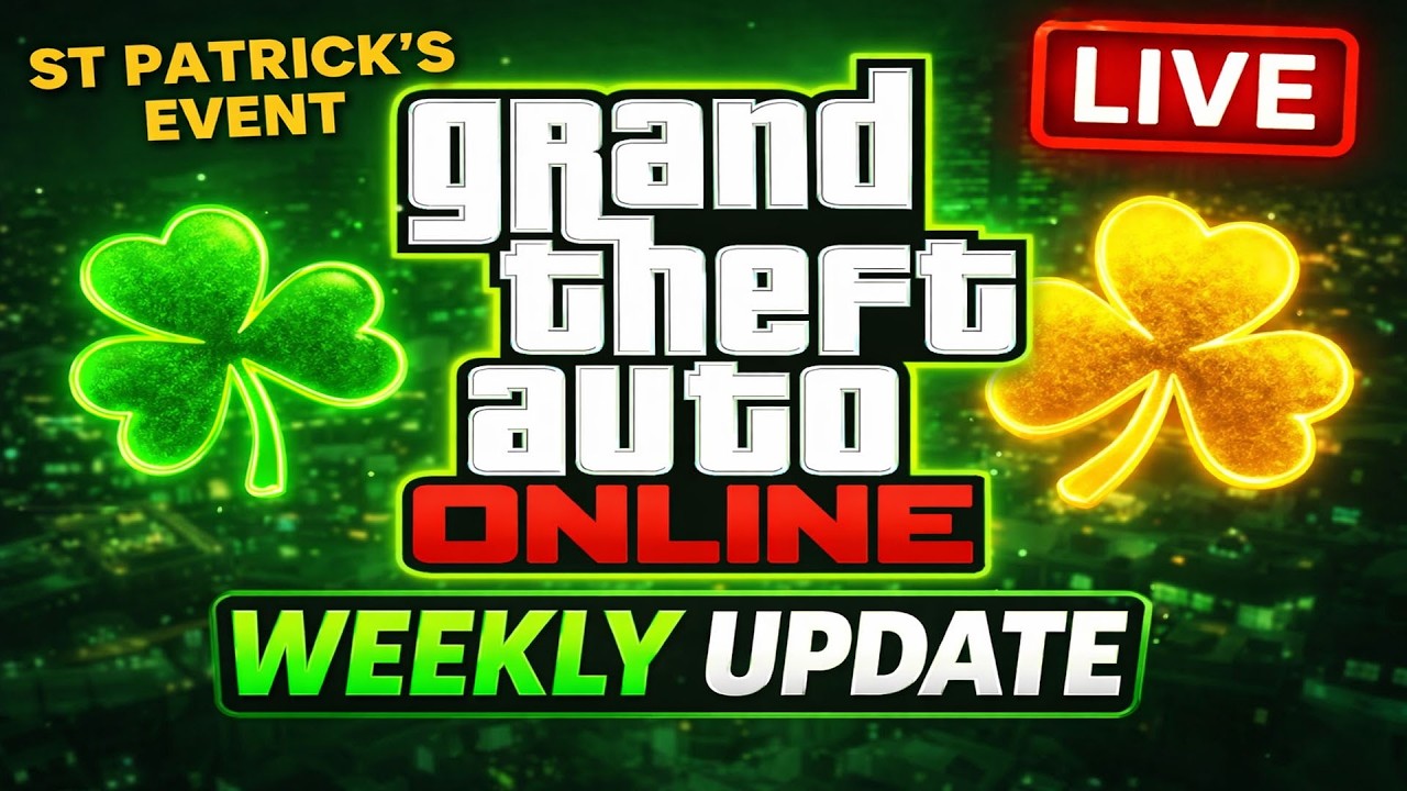 GTA 5 Online Weekly Update St. Patricks Day Event - NEW CONTENT! jackknife finnegan