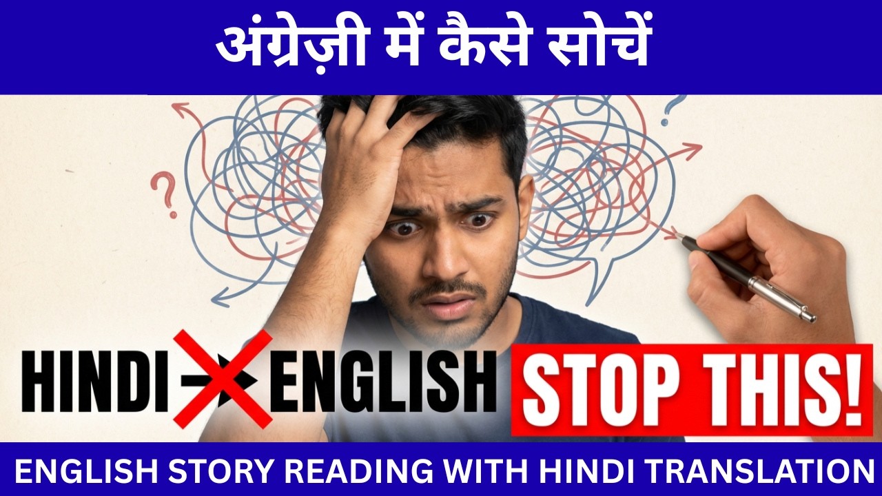 अंग्रेज़ी में कैसे सोचें | English Speaking Practice for Beginners | English Story with Translation