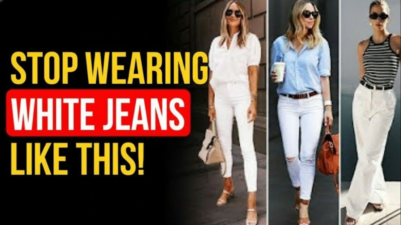 White Jeans Over 50: How to Look Elegant, Slim, and Sophisticated