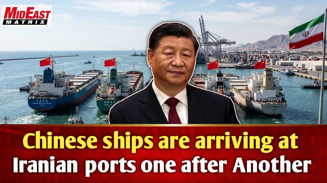 why are Chinese chips arriving at Iranian ports on after another #iran #donaldtrump #israel #usatime