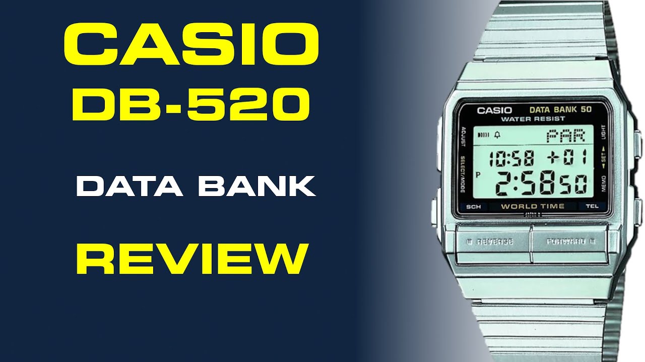Обзор Casio Vintage Data Bank DB-520