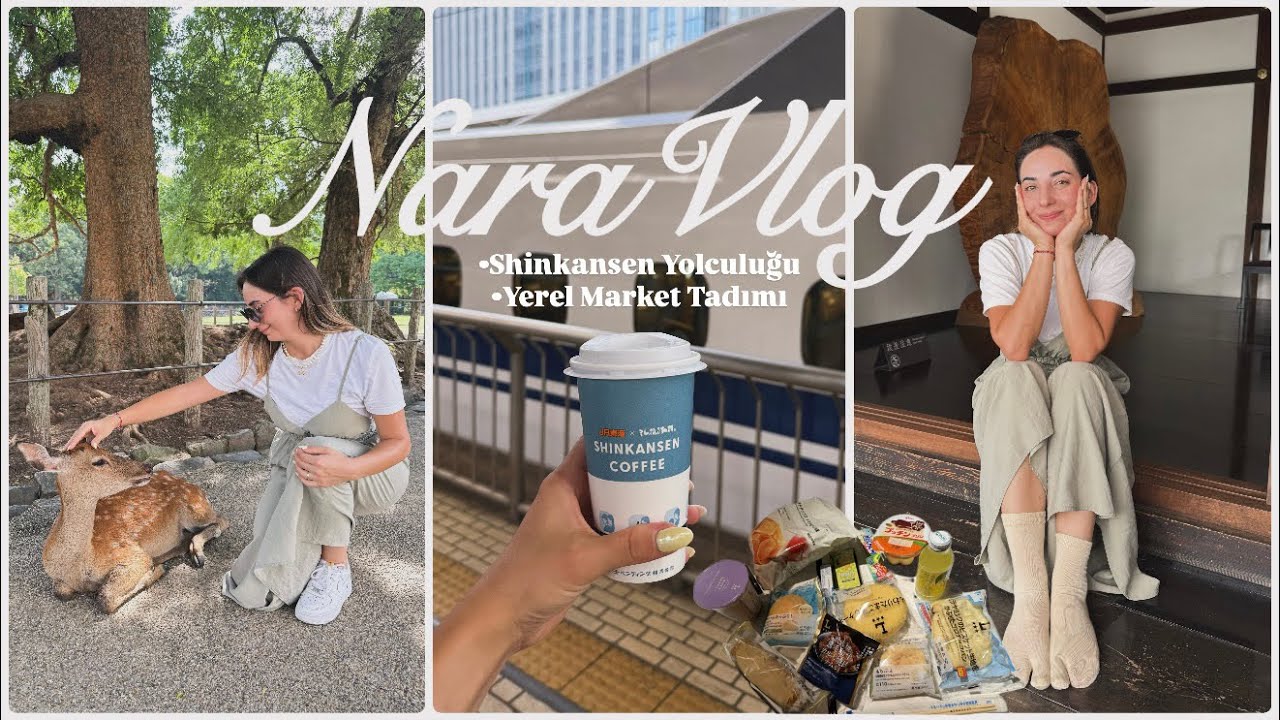Japonya Vlog 4 | Günübirlik Nara, Shinkansen Deneyimi ve Yerel Market Alışverişi