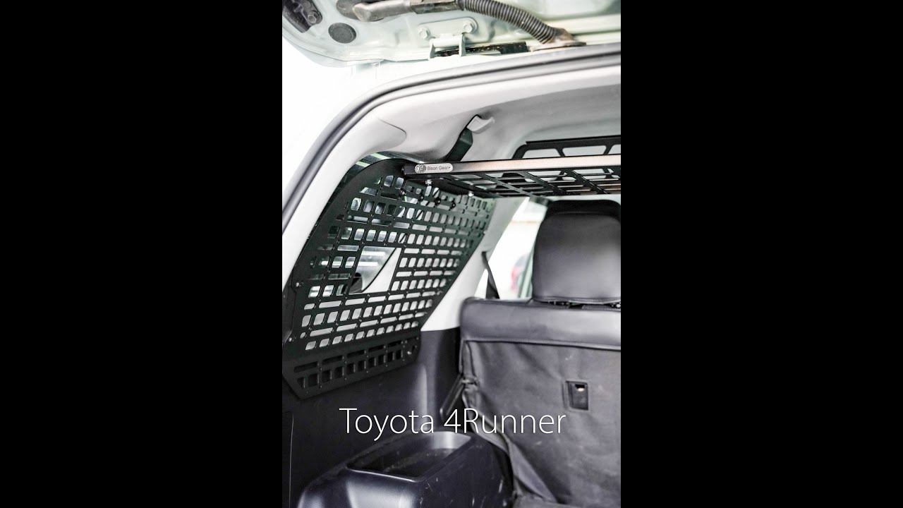 4Runner MOLLE Panels and Shelf Installation