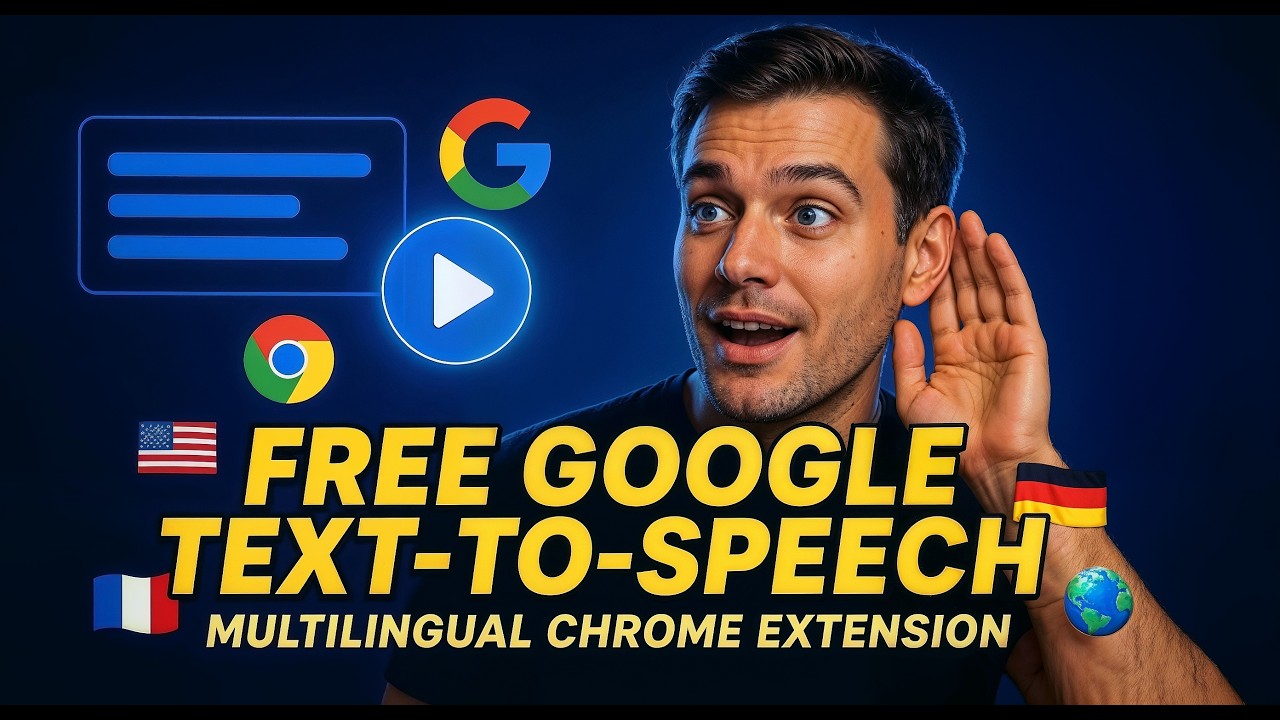 🗣️ Free Google Text to Speech Chrome Extension | Speechify Alternative