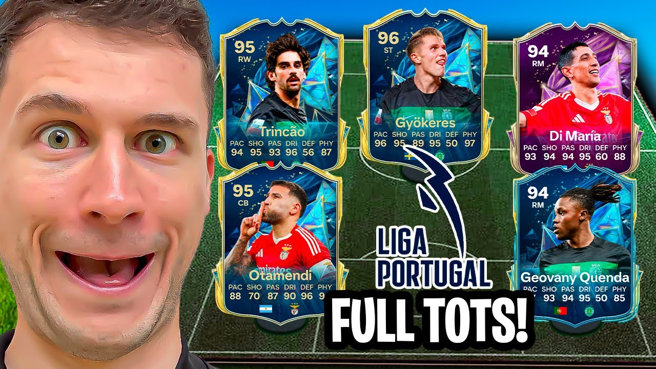 WL COM O TIME FULL TOTS DA LIGA PORTUGUESA 🔥 ESSE TIME FICOU INSANO! 🔥 EA FC 25 ULTIMATE TEAM BRASIL