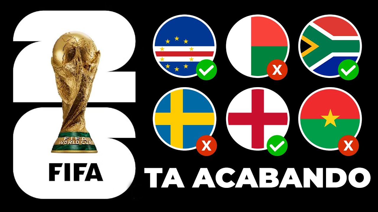 Como est&atilde;o as eliminat&oacute;rias da Copa do Mundo de 2026? | Resumo janela de outubro