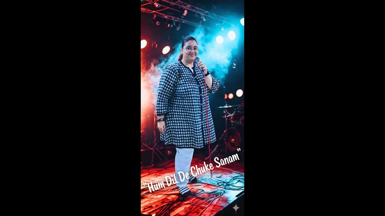 CHAND CHHUPA Badal Mein LIVE Karaoke