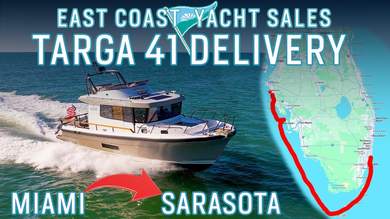 Targa 41 + Small Craft Advisory🌊: Обзор доставки грузов в море — от Майами до Сарасоты