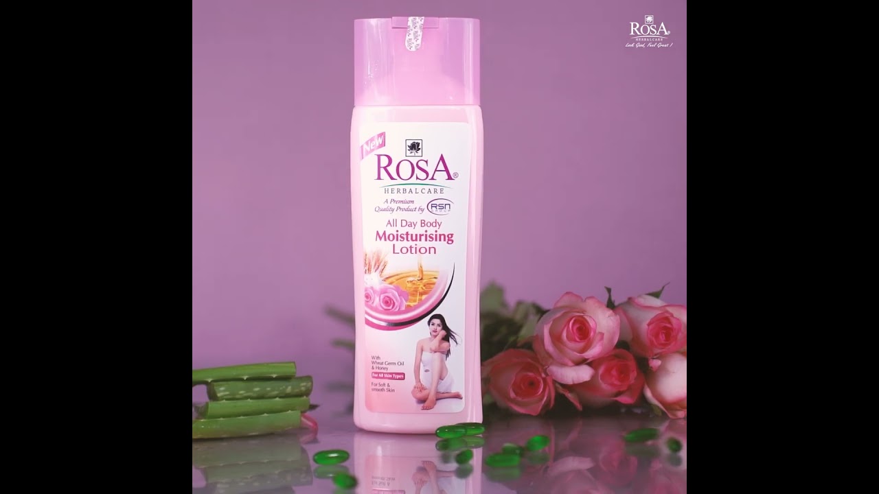 Rosa Herbalcare moisturizing lotion | Body moisturizer for deep hydration | With herbalingredients