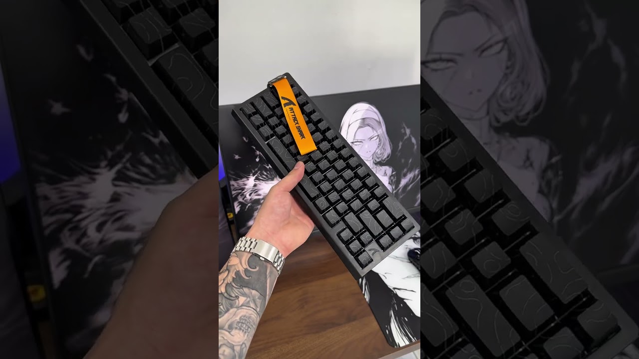 ATTACK SHARK X68 PRO HE , 3 MODE , POLLING RATE 8K HZ