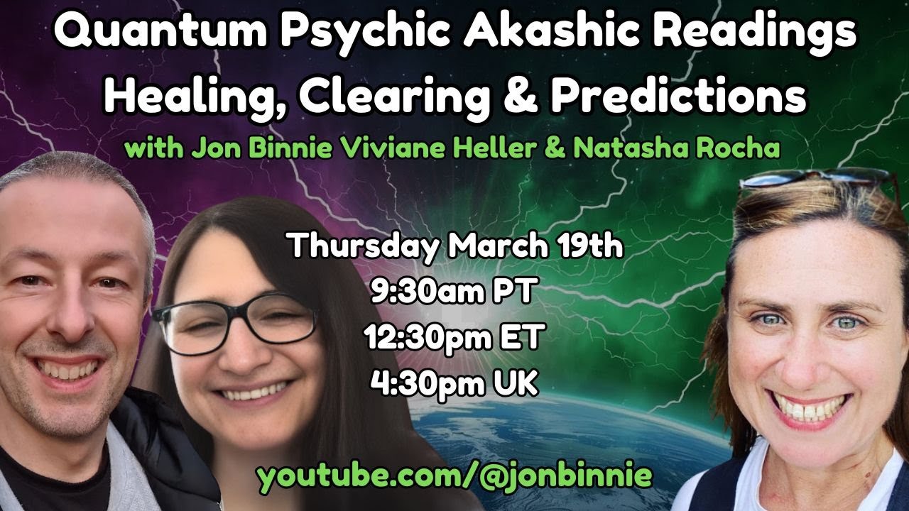 LIVE 🔮 Quantum Psychic Akashic Readings | Healing & Clearings Natasha Rocha Viviane & Jon